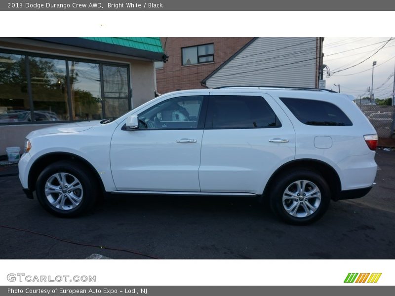 Bright White / Black 2013 Dodge Durango Crew AWD