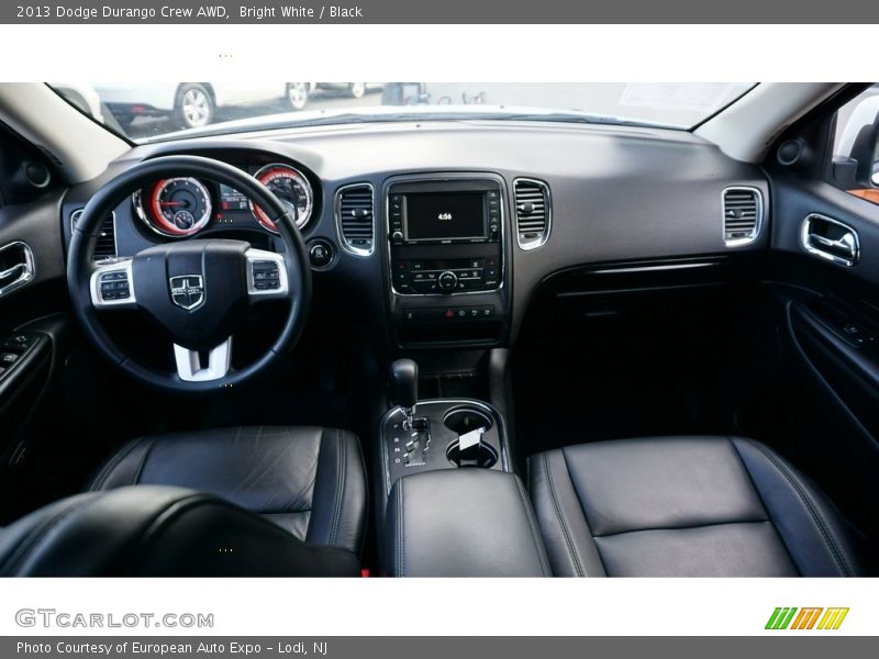 Bright White / Black 2013 Dodge Durango Crew AWD