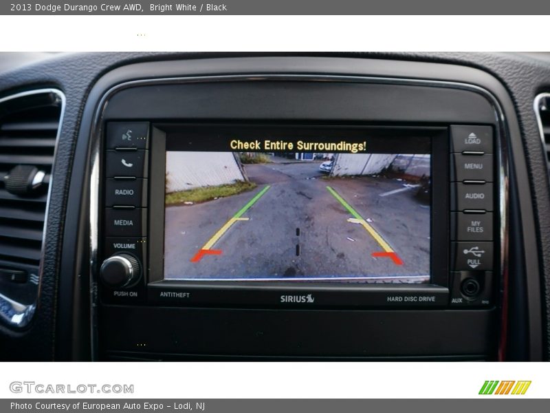 Bright White / Black 2013 Dodge Durango Crew AWD
