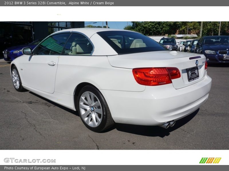 Alpine White / Cream Beige 2012 BMW 3 Series 328i Convertible