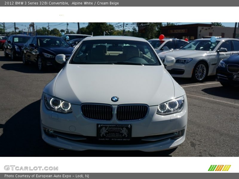 Alpine White / Cream Beige 2012 BMW 3 Series 328i Convertible