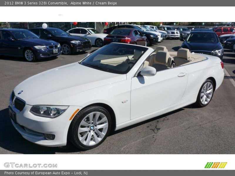 Alpine White / Cream Beige 2012 BMW 3 Series 328i Convertible