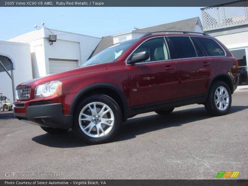 Ruby Red Metallic / Taupe 2005 Volvo XC90 V8 AWD