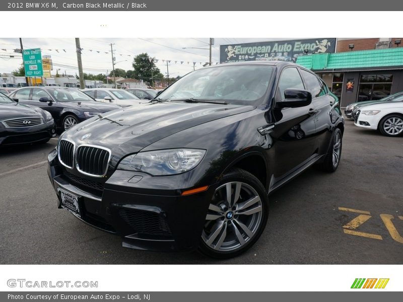 Carbon Black Metallic / Black 2012 BMW X6 M