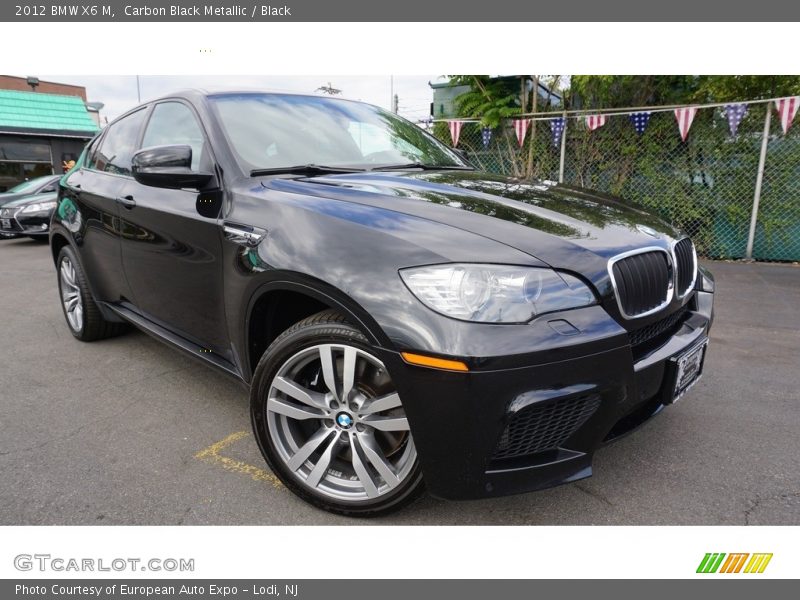 Carbon Black Metallic / Black 2012 BMW X6 M