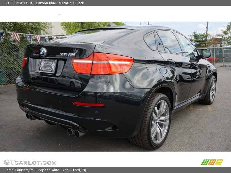 Carbon Black Metallic / Black 2012 BMW X6 M