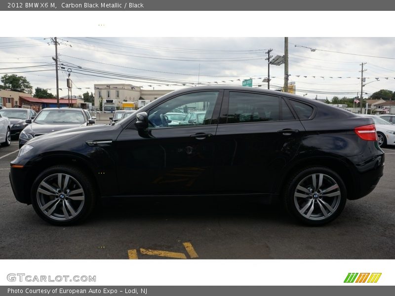 Carbon Black Metallic / Black 2012 BMW X6 M