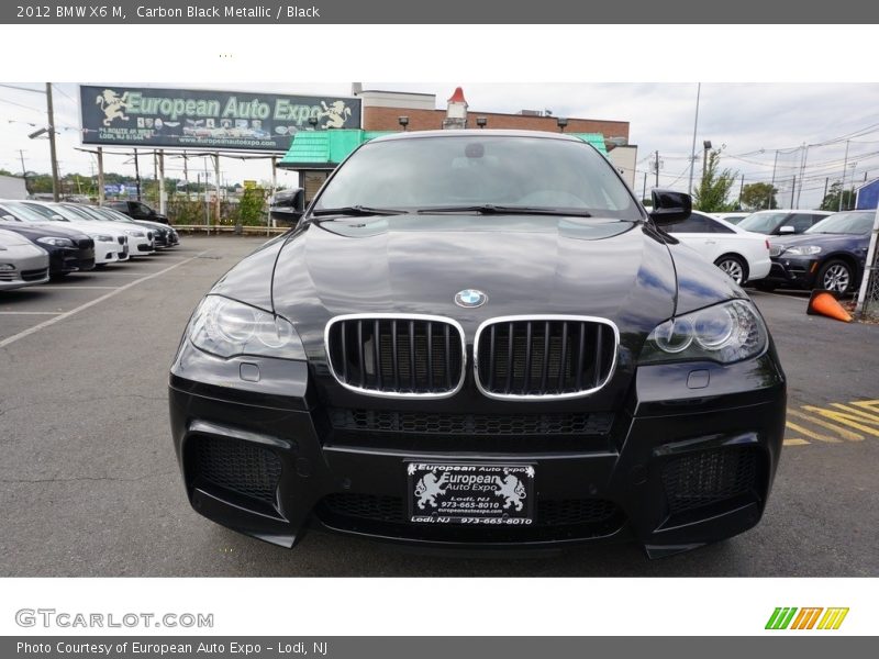 Carbon Black Metallic / Black 2012 BMW X6 M