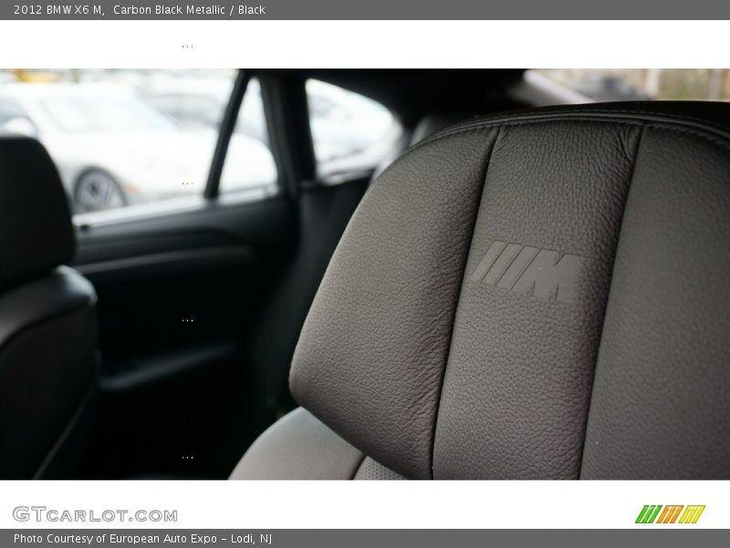 Carbon Black Metallic / Black 2012 BMW X6 M