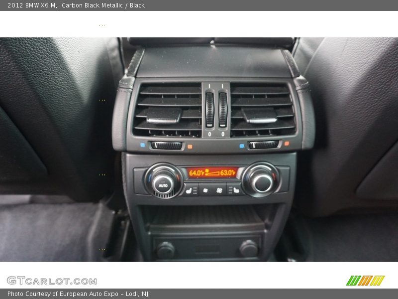Carbon Black Metallic / Black 2012 BMW X6 M
