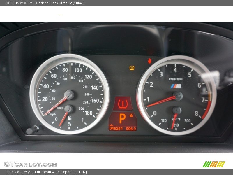Carbon Black Metallic / Black 2012 BMW X6 M