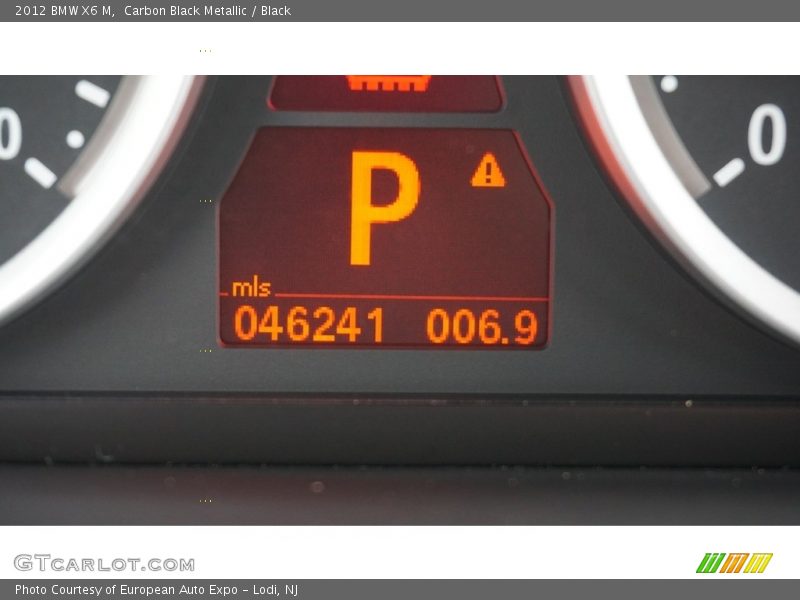 Carbon Black Metallic / Black 2012 BMW X6 M