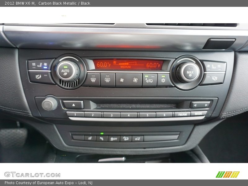 Carbon Black Metallic / Black 2012 BMW X6 M
