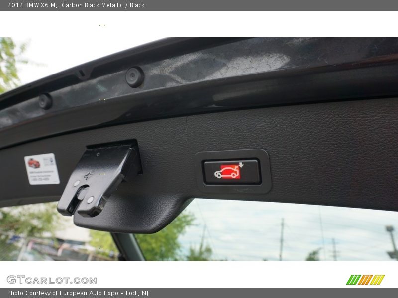 Carbon Black Metallic / Black 2012 BMW X6 M