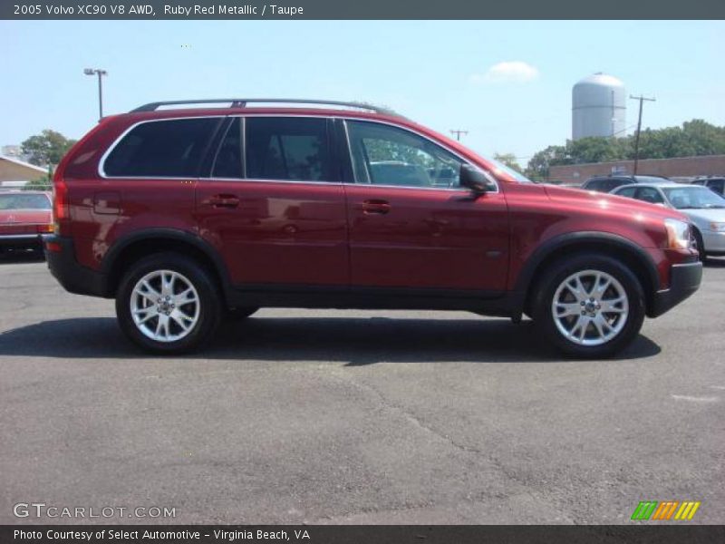 Ruby Red Metallic / Taupe 2005 Volvo XC90 V8 AWD