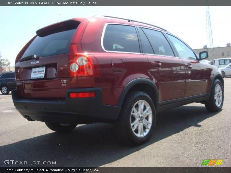 Ruby Red Metallic / Taupe 2005 Volvo XC90 V8 AWD