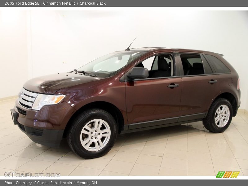 Cinnamon Metallic / Charcoal Black 2009 Ford Edge SE