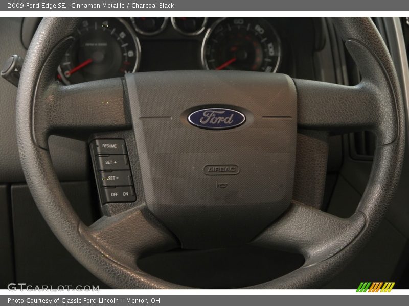 Cinnamon Metallic / Charcoal Black 2009 Ford Edge SE