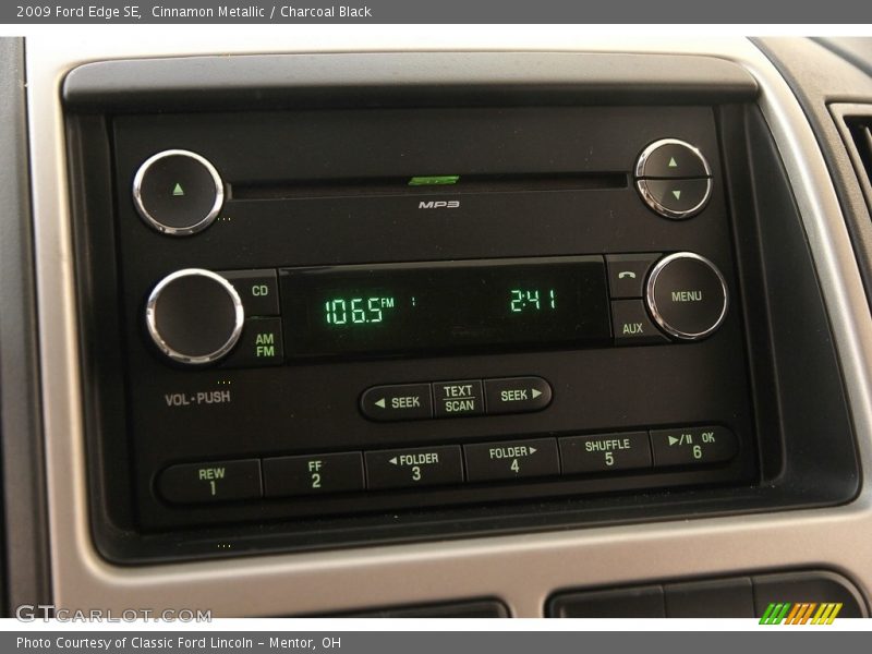 Cinnamon Metallic / Charcoal Black 2009 Ford Edge SE