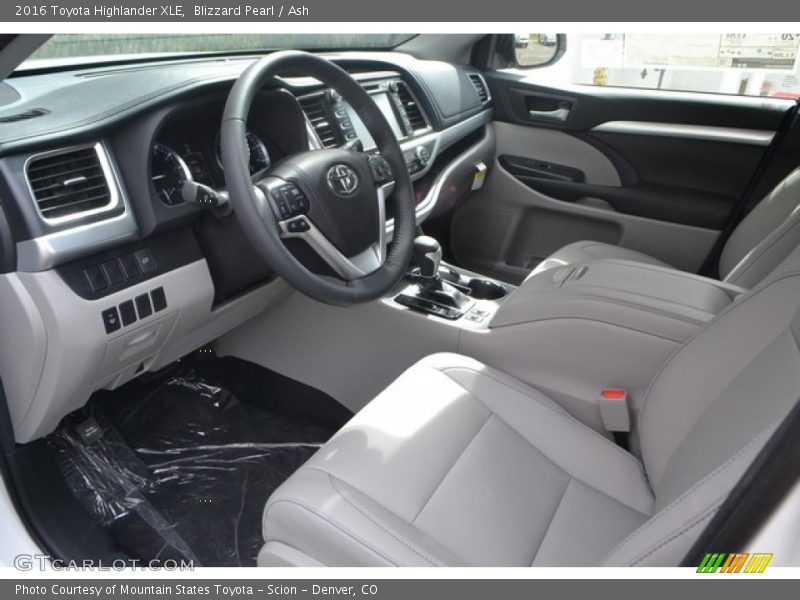 Blizzard Pearl / Ash 2016 Toyota Highlander XLE