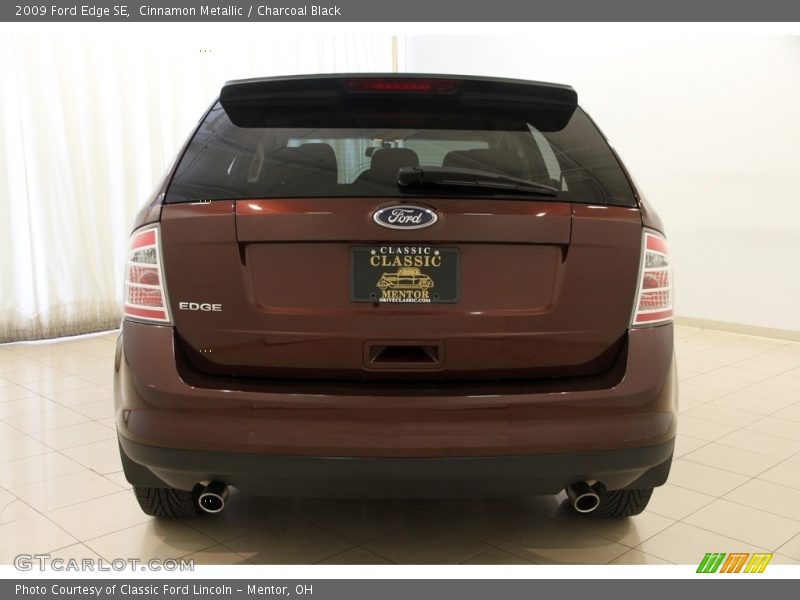 Cinnamon Metallic / Charcoal Black 2009 Ford Edge SE