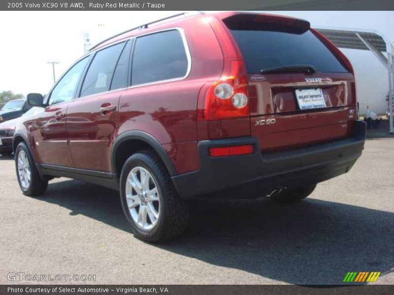 Ruby Red Metallic / Taupe 2005 Volvo XC90 V8 AWD