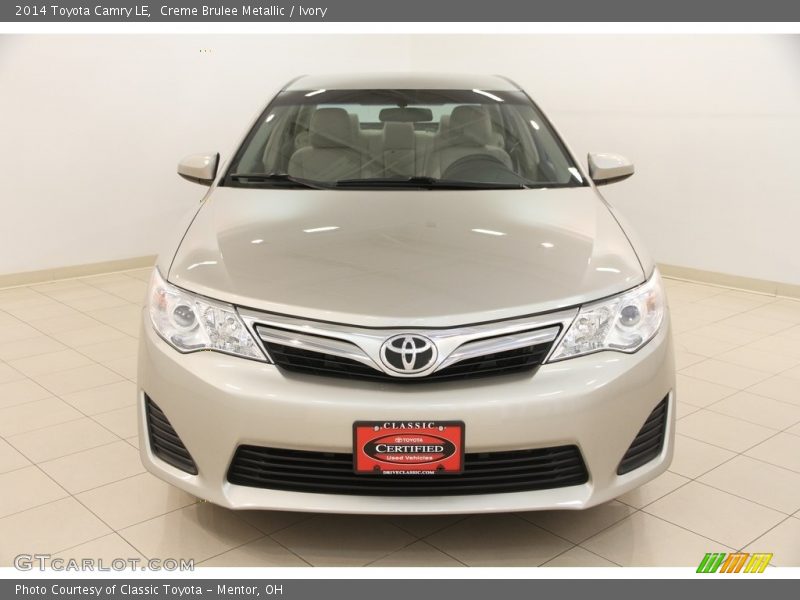 Creme Brulee Metallic / Ivory 2014 Toyota Camry LE