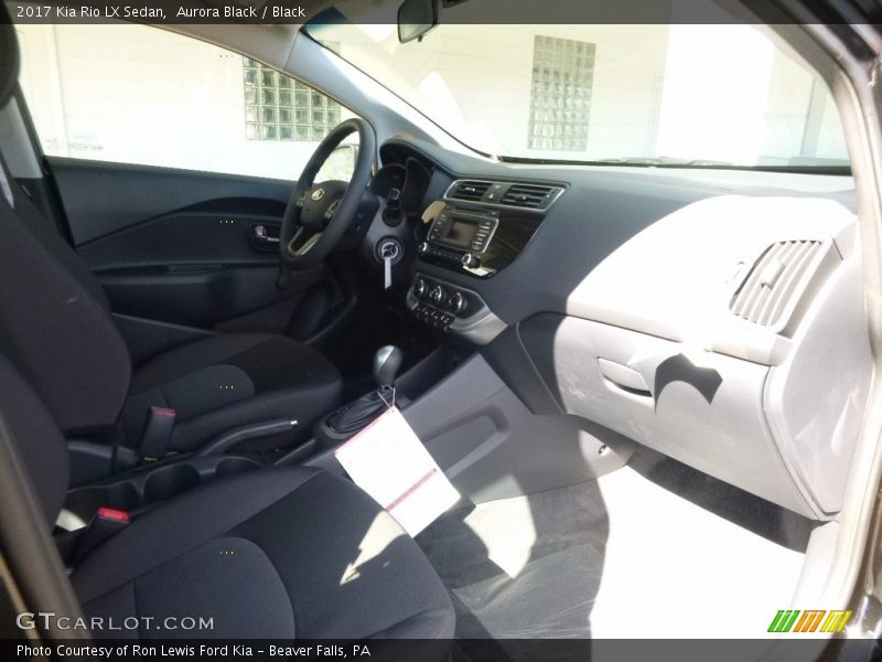 Aurora Black / Black 2017 Kia Rio LX Sedan