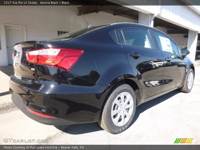 Aurora Black / Black 2017 Kia Rio LX Sedan