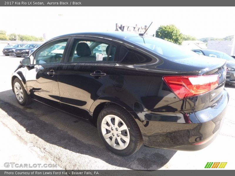 Aurora Black / Black 2017 Kia Rio LX Sedan