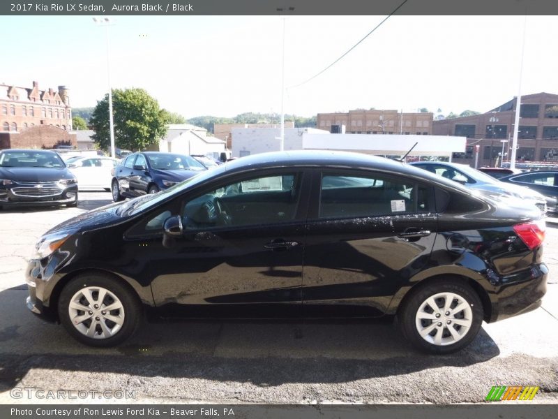 Aurora Black / Black 2017 Kia Rio LX Sedan
