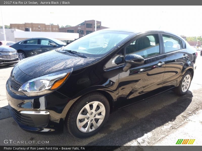 Aurora Black / Black 2017 Kia Rio LX Sedan