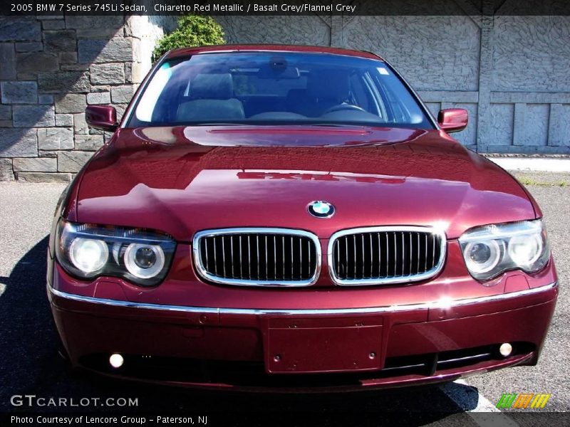 Chiaretto Red Metallic / Basalt Grey/Flannel Grey 2005 BMW 7 Series 745Li Sedan
