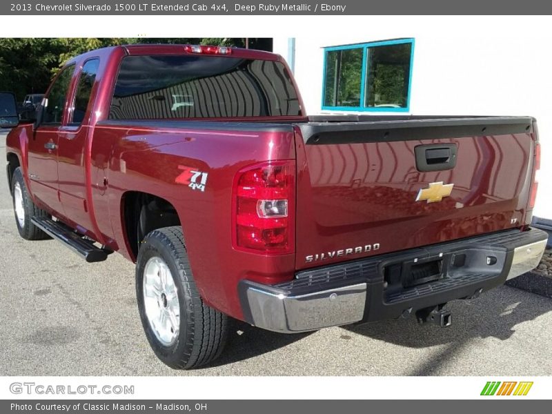 Deep Ruby Metallic / Ebony 2013 Chevrolet Silverado 1500 LT Extended Cab 4x4