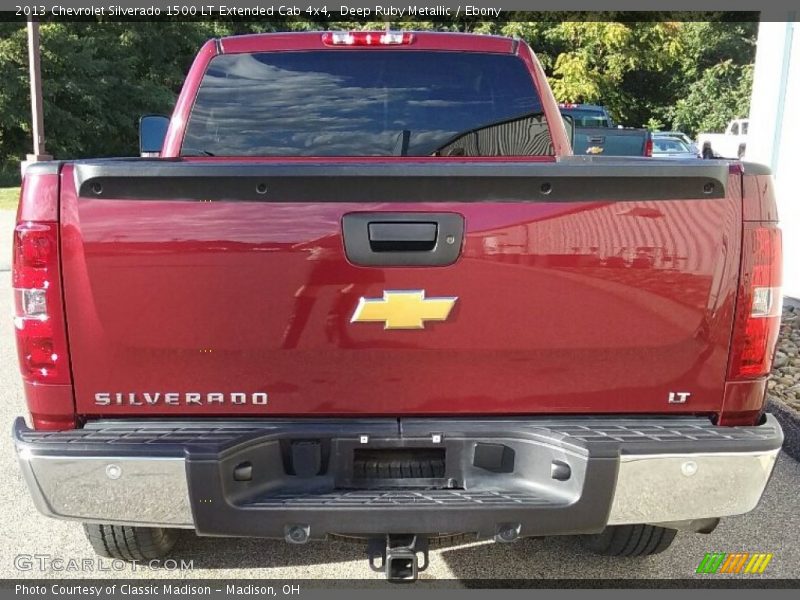 Deep Ruby Metallic / Ebony 2013 Chevrolet Silverado 1500 LT Extended Cab 4x4