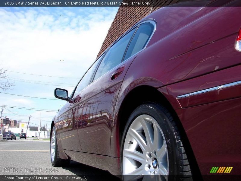Chiaretto Red Metallic / Basalt Grey/Flannel Grey 2005 BMW 7 Series 745Li Sedan
