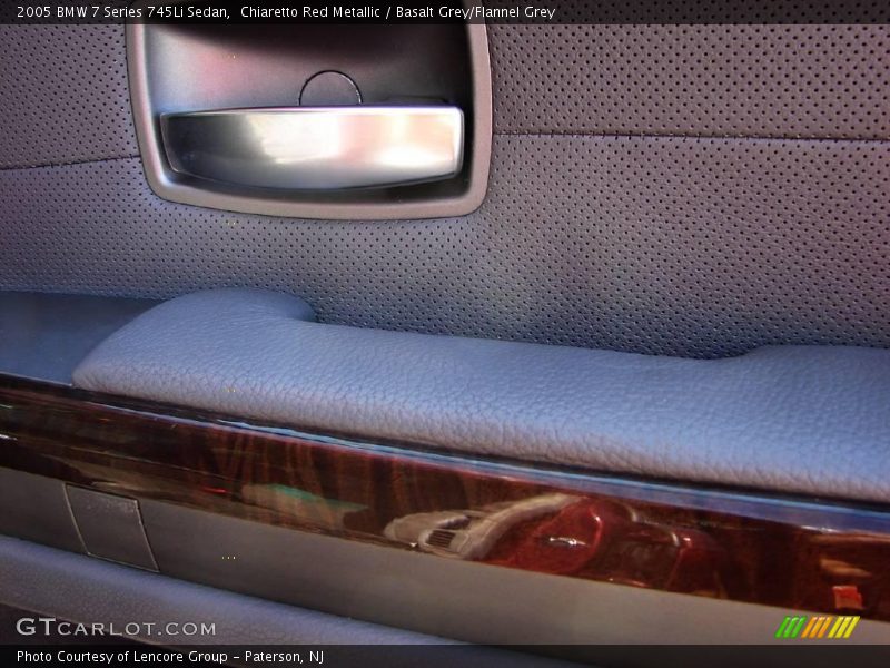 Chiaretto Red Metallic / Basalt Grey/Flannel Grey 2005 BMW 7 Series 745Li Sedan