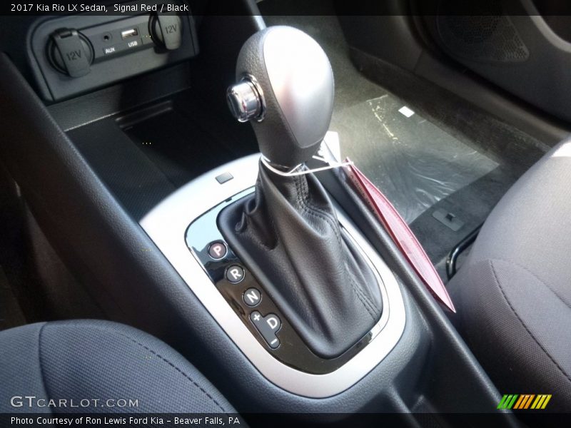 Signal Red / Black 2017 Kia Rio LX Sedan