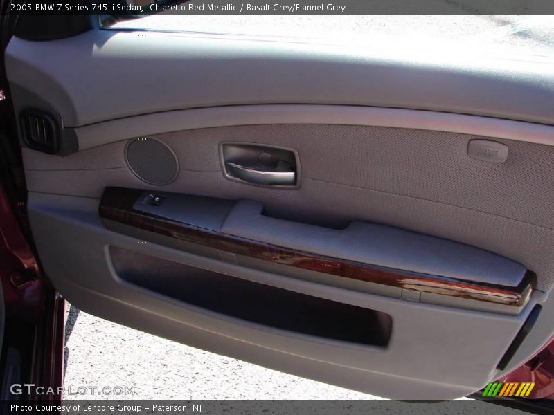 Chiaretto Red Metallic / Basalt Grey/Flannel Grey 2005 BMW 7 Series 745Li Sedan