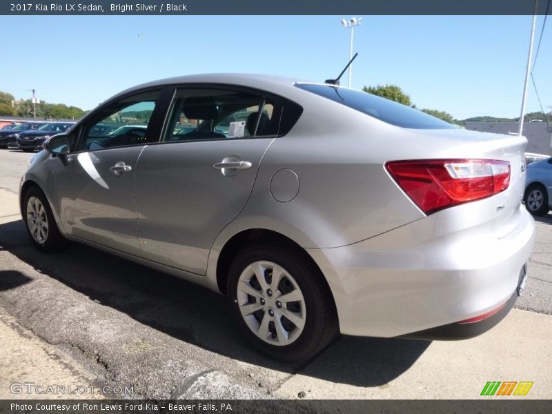 Bright Silver / Black 2017 Kia Rio LX Sedan