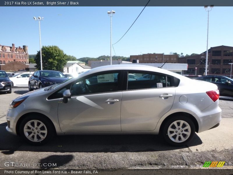 Bright Silver / Black 2017 Kia Rio LX Sedan