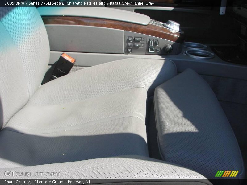 Chiaretto Red Metallic / Basalt Grey/Flannel Grey 2005 BMW 7 Series 745Li Sedan