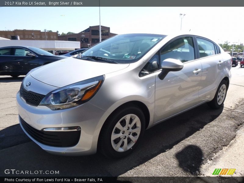 Bright Silver / Black 2017 Kia Rio LX Sedan