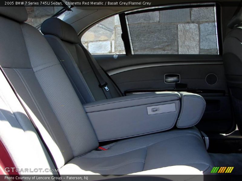 Chiaretto Red Metallic / Basalt Grey/Flannel Grey 2005 BMW 7 Series 745Li Sedan