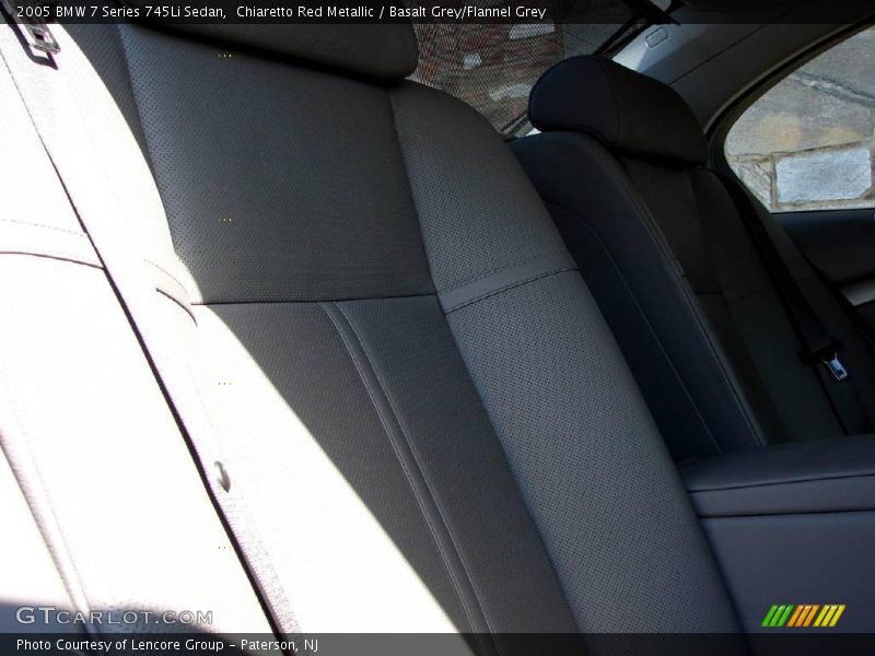 Chiaretto Red Metallic / Basalt Grey/Flannel Grey 2005 BMW 7 Series 745Li Sedan