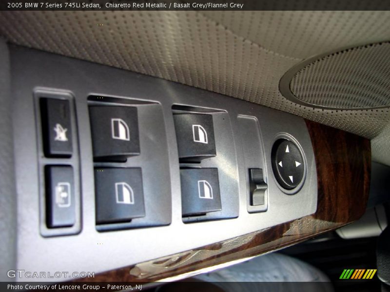 Chiaretto Red Metallic / Basalt Grey/Flannel Grey 2005 BMW 7 Series 745Li Sedan