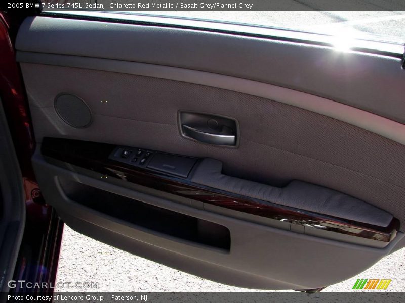 Chiaretto Red Metallic / Basalt Grey/Flannel Grey 2005 BMW 7 Series 745Li Sedan