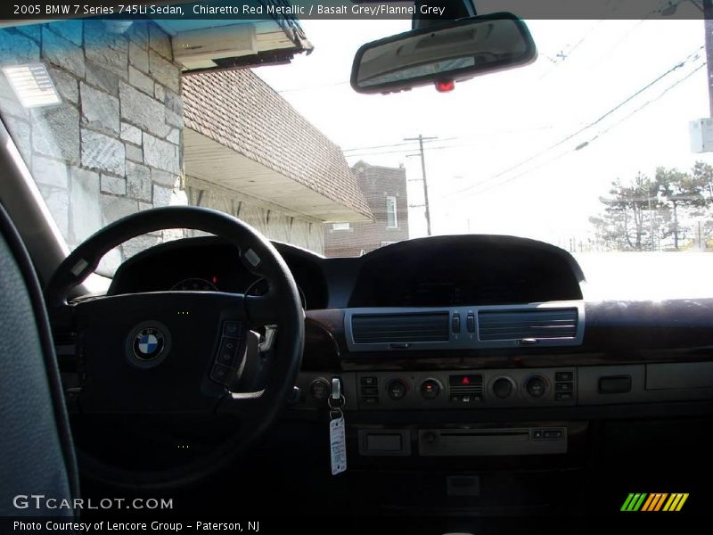 Chiaretto Red Metallic / Basalt Grey/Flannel Grey 2005 BMW 7 Series 745Li Sedan