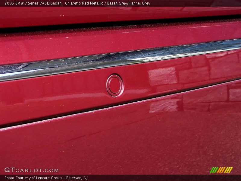 Chiaretto Red Metallic / Basalt Grey/Flannel Grey 2005 BMW 7 Series 745Li Sedan