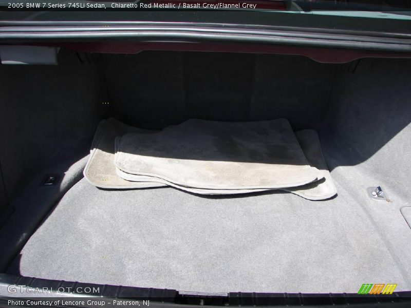 Chiaretto Red Metallic / Basalt Grey/Flannel Grey 2005 BMW 7 Series 745Li Sedan